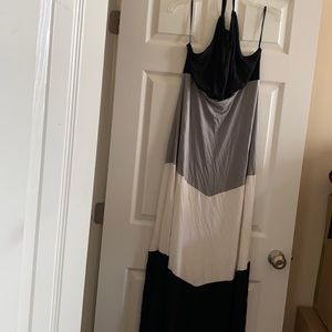 Large Venus halter maxi dress